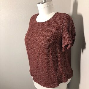 1X Short Sleeve Blouse